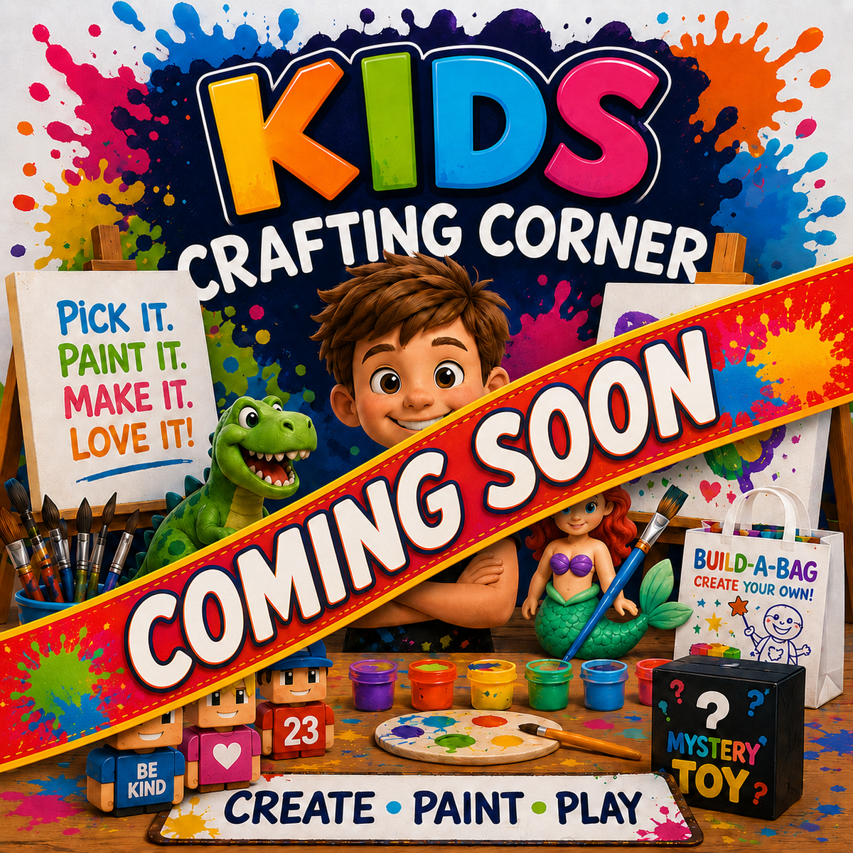 Kids Crafting Corner — Coming Soon